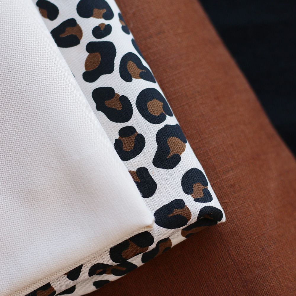 Lea - Viscose écru imprimé exclusif Graou