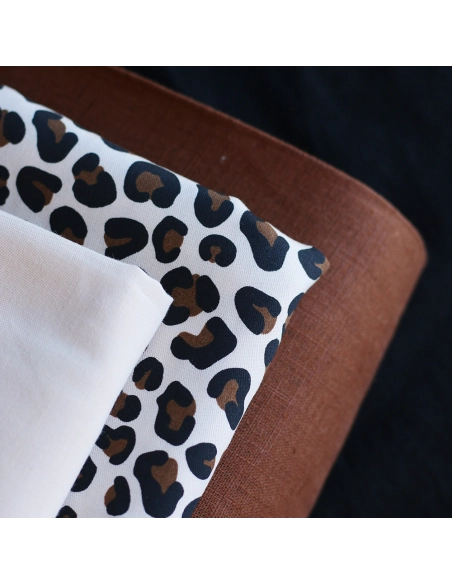 Lea - Viscose écru imprimé exclusif Graou