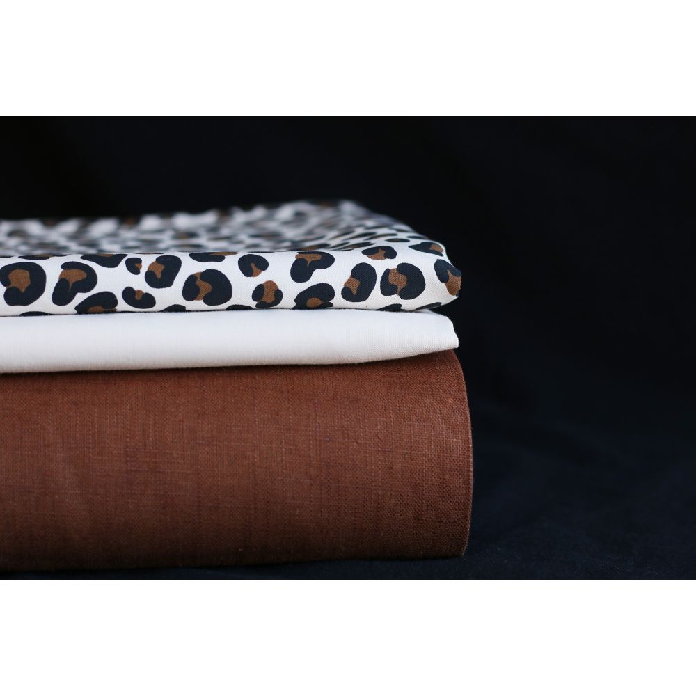 Lea - Viscose écru imprimé exclusif Graou