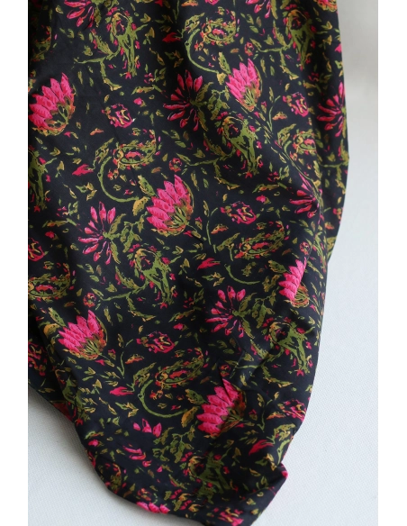 copy of Tissu indien coton hand block traditionnel