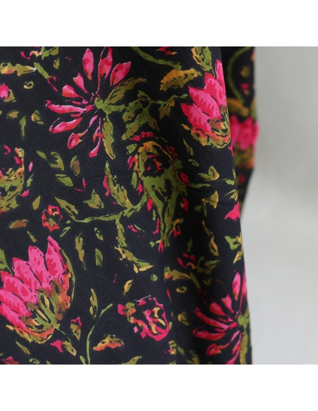 copy of Tissu indien coton hand block traditionnel