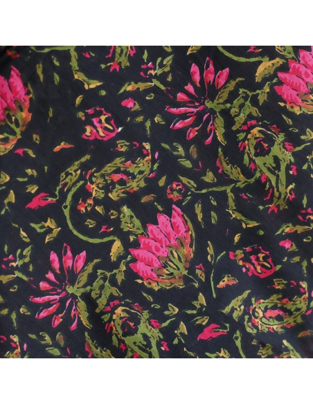 copy of Tissu indien coton hand block traditionnel