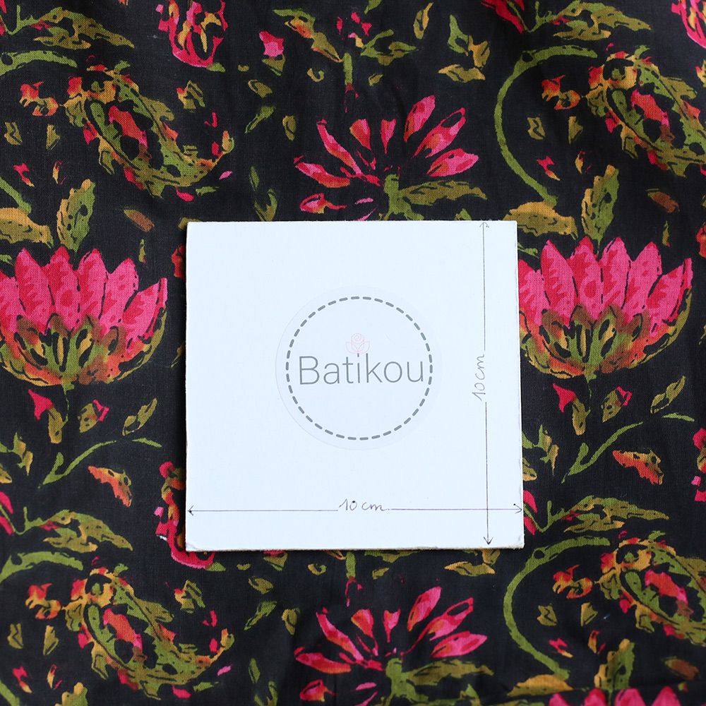 copy of Tissu indien coton hand block traditionnel