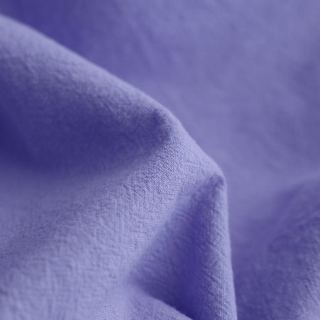 Coton lavé bio coloris lavande
