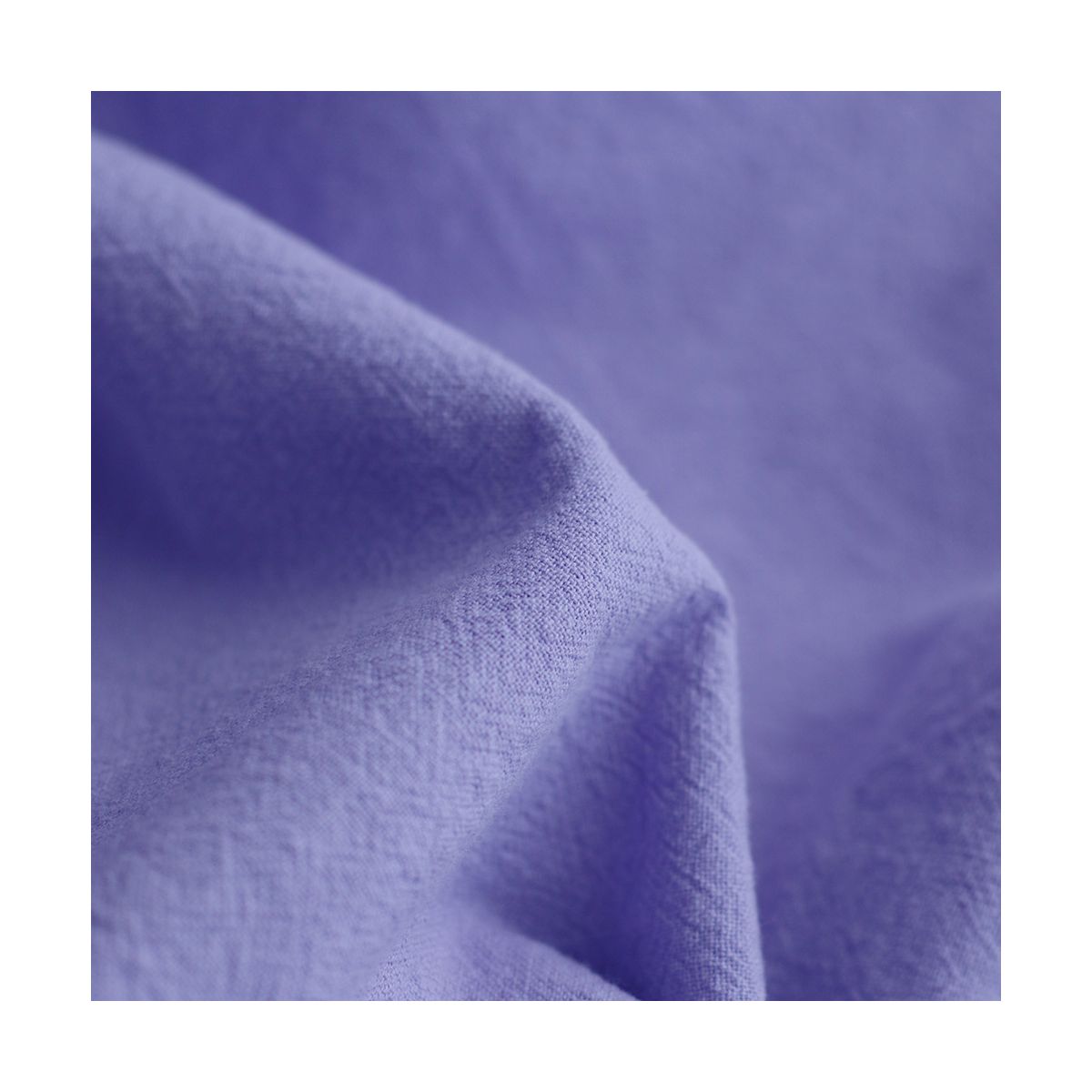 Coton lavé bio coloris lavande Coton lavé bio coloris lavande
