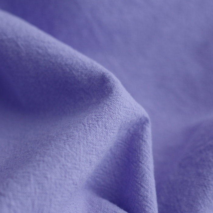 Coton lavé bio coloris lavande