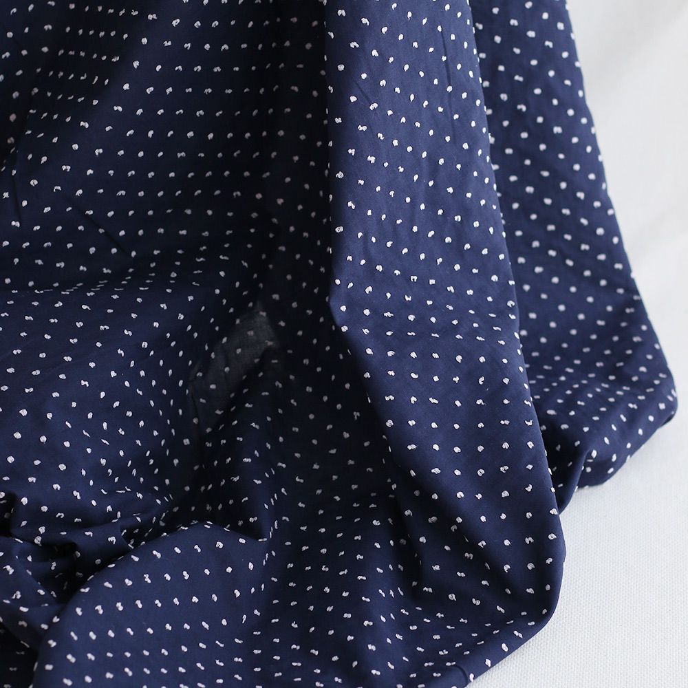 copy of Plumetis de coton bicolore vert d'eau