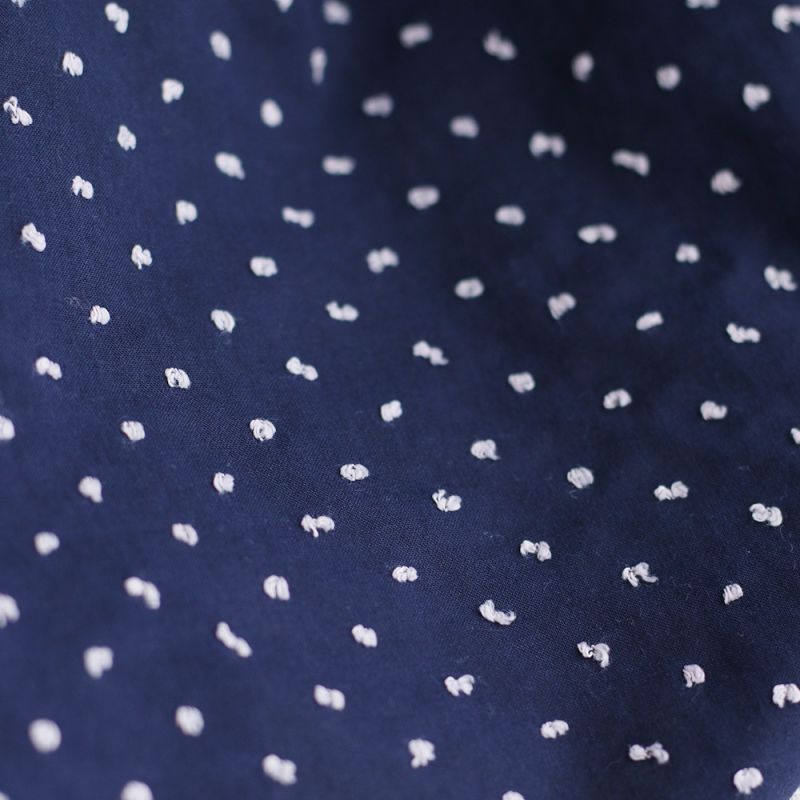 copy of Plumetis de coton bicolore vert d'eau