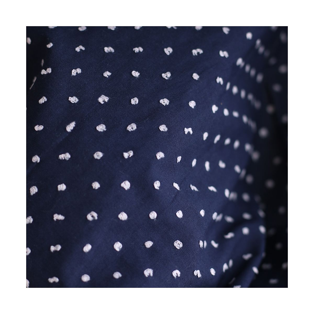 copy of Plumetis de coton bicolore vert d'eau