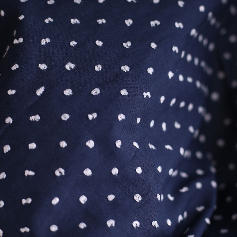 copy of Plumetis de coton bicolore vert d'eau