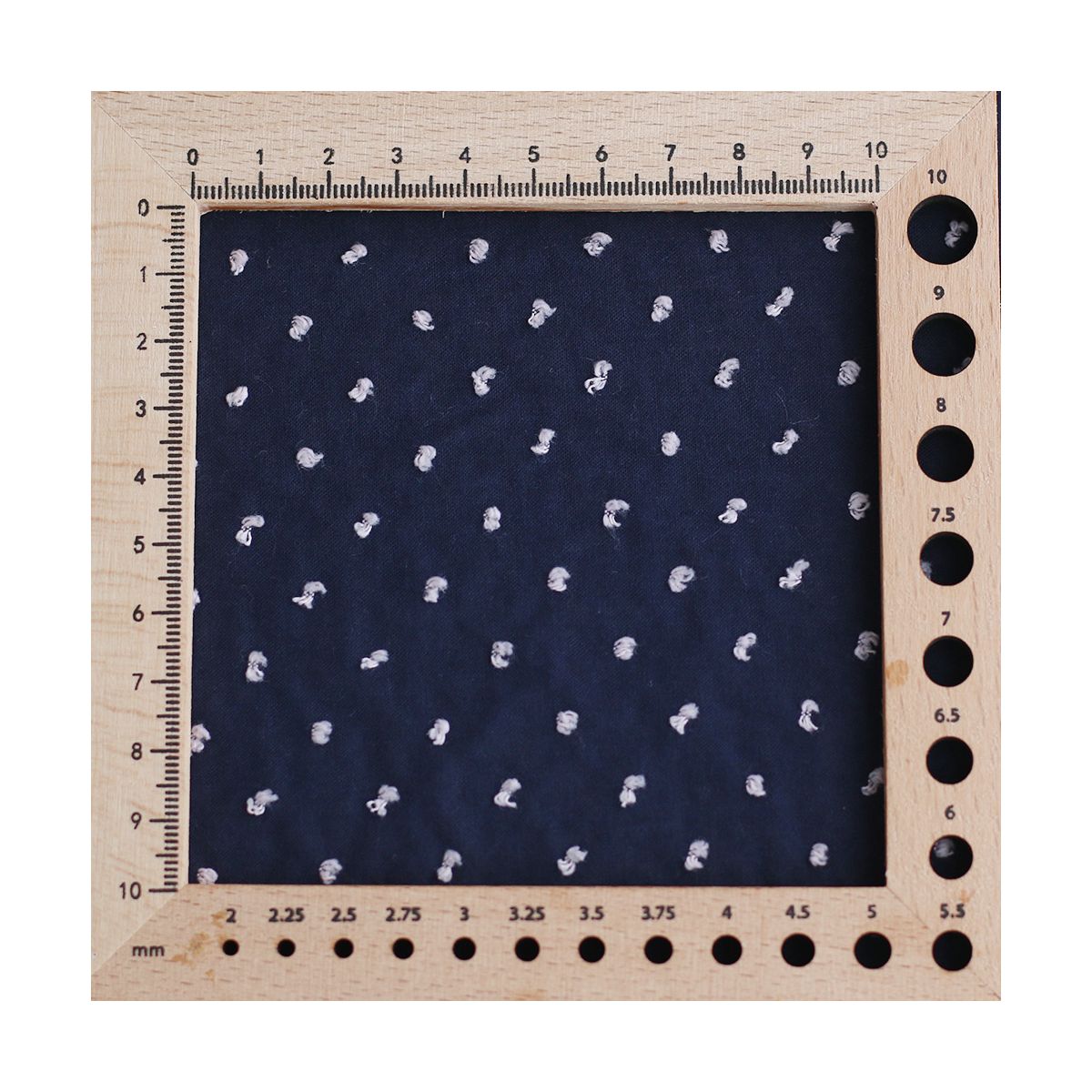 copy of Plumetis de coton bicolore vert d'eau