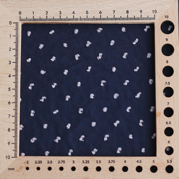 copy of Plumetis de coton bicolore vert d'eau