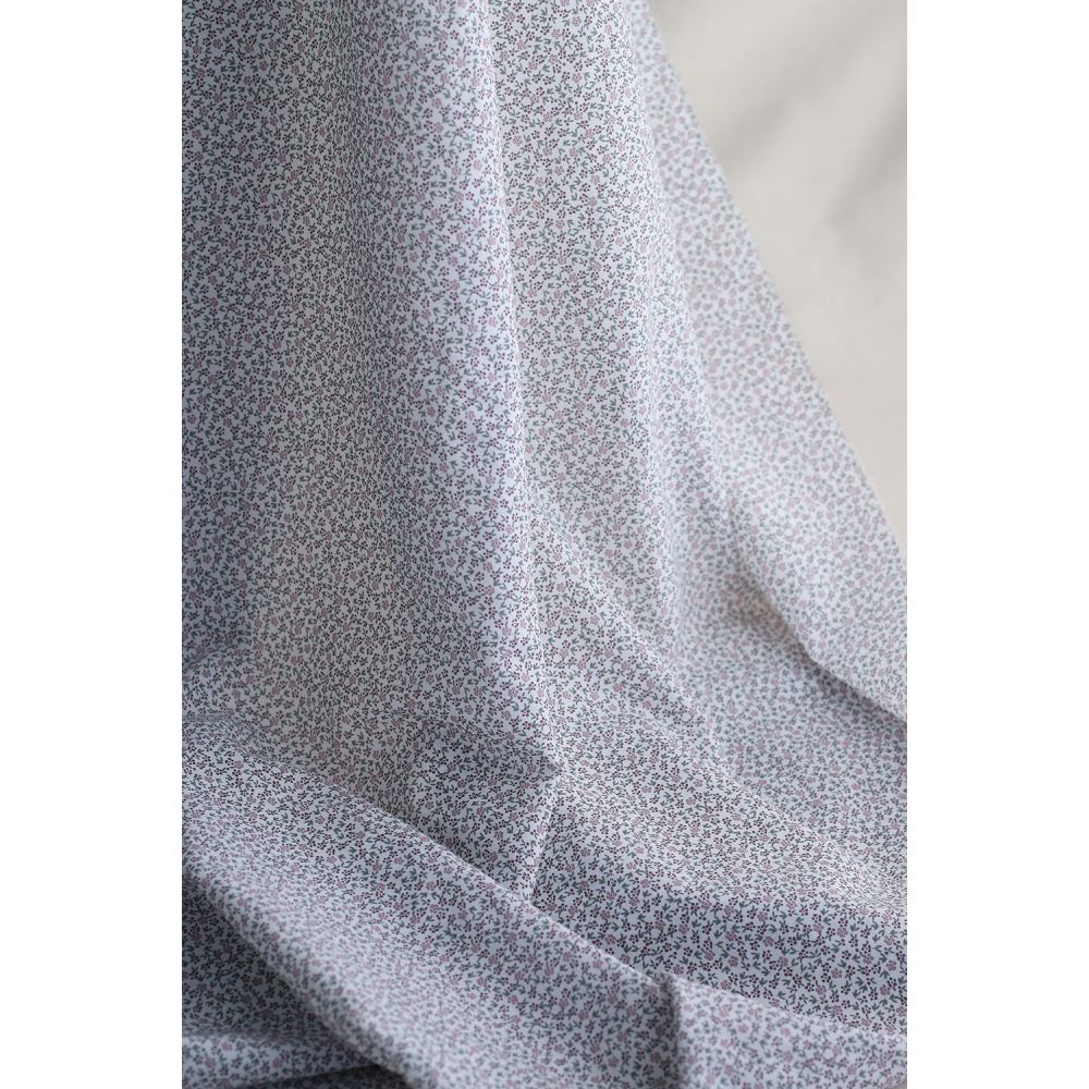 copy of Maelle - Batiste de coton douce à imprimé fleuri bleu