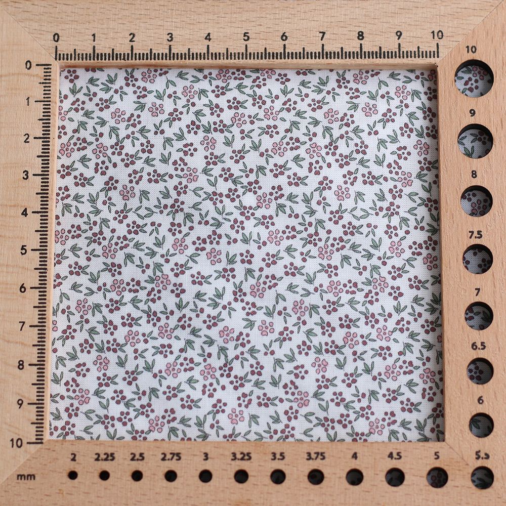 copy of Maelle - Batiste de coton douce à imprimé fleuri bleu