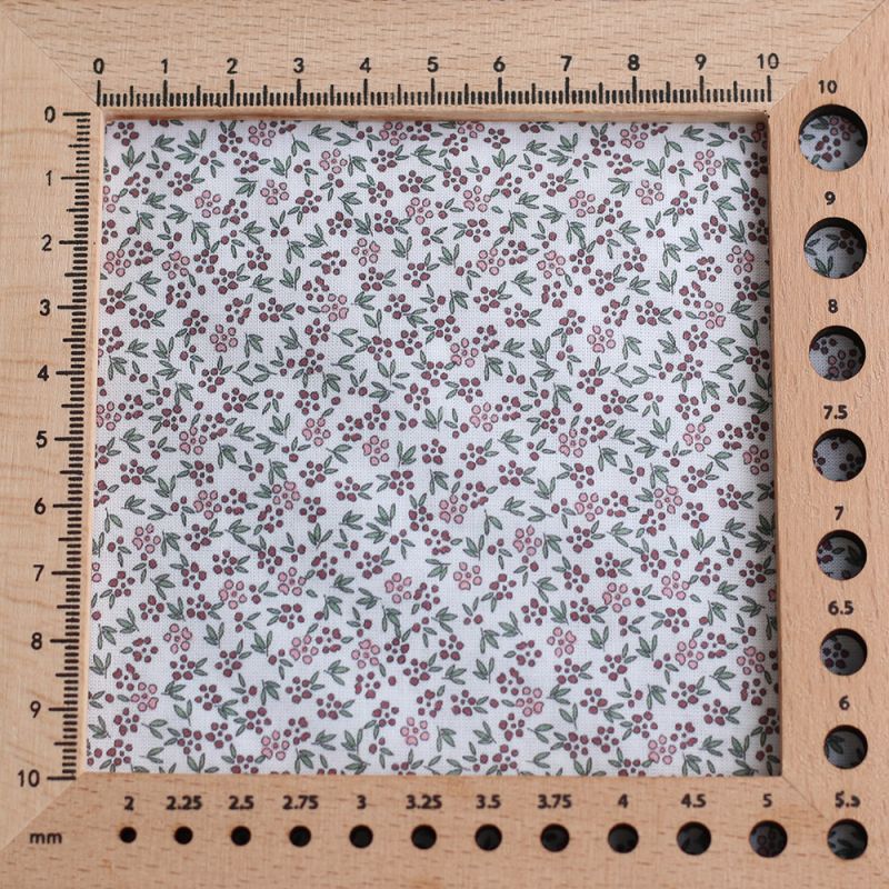 copy of Maelle - Batiste de coton douce à imprimé fleuri bleu