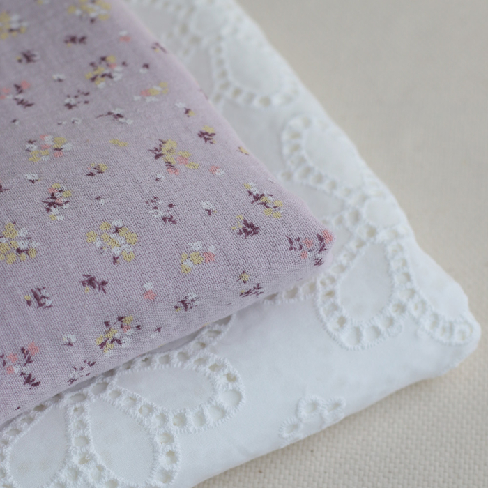 copy of Solea - Double gaze de coton coloris fond jaune pastel motif soleil