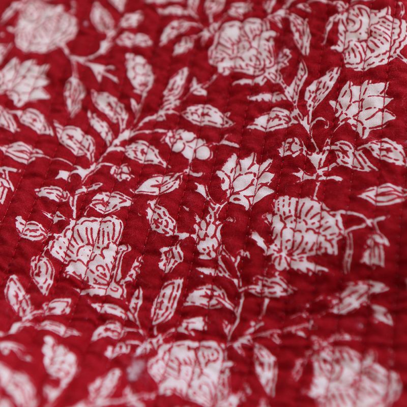 copy of Tissu indien matelassé double face coton hand block largeur 100cm