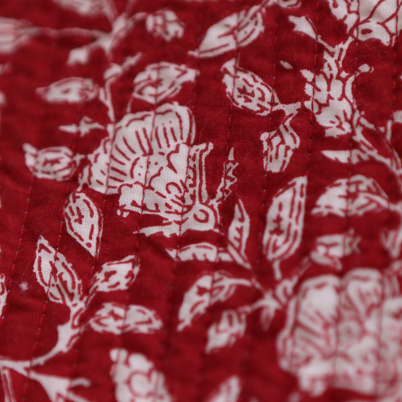 copy of Tissu indien matelassé double face coton hand block largeur 100cm