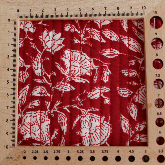 copy of Tissu indien matelassé double face coton hand block largeur 100cm