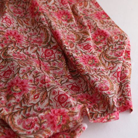 copy of Tissu indien coton hand block traditionnel copy of Tissu indien coton hand block traditionnel