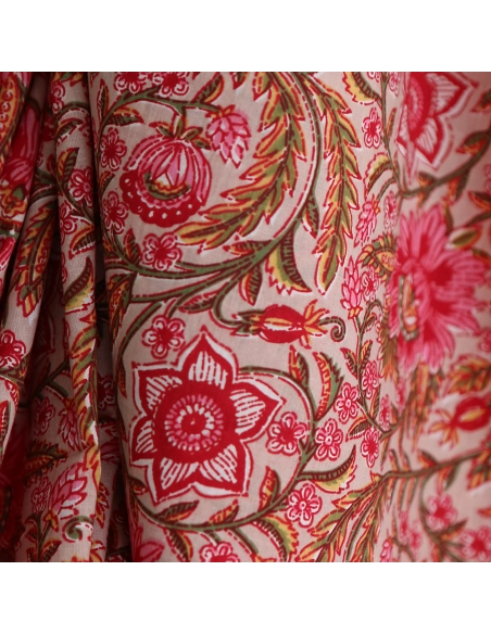 copy of Tissu indien coton hand block traditionnel