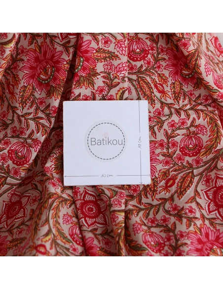 copy of Tissu indien coton hand block traditionnel