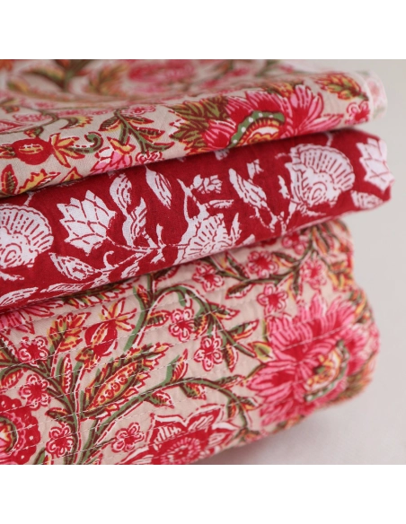 copy of Tissu indien coton hand block traditionnel