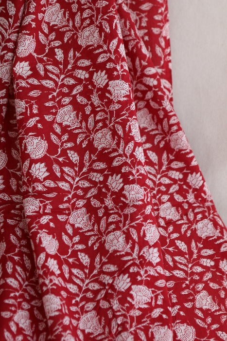 copy of Tissu indien coton hand block traditionnel