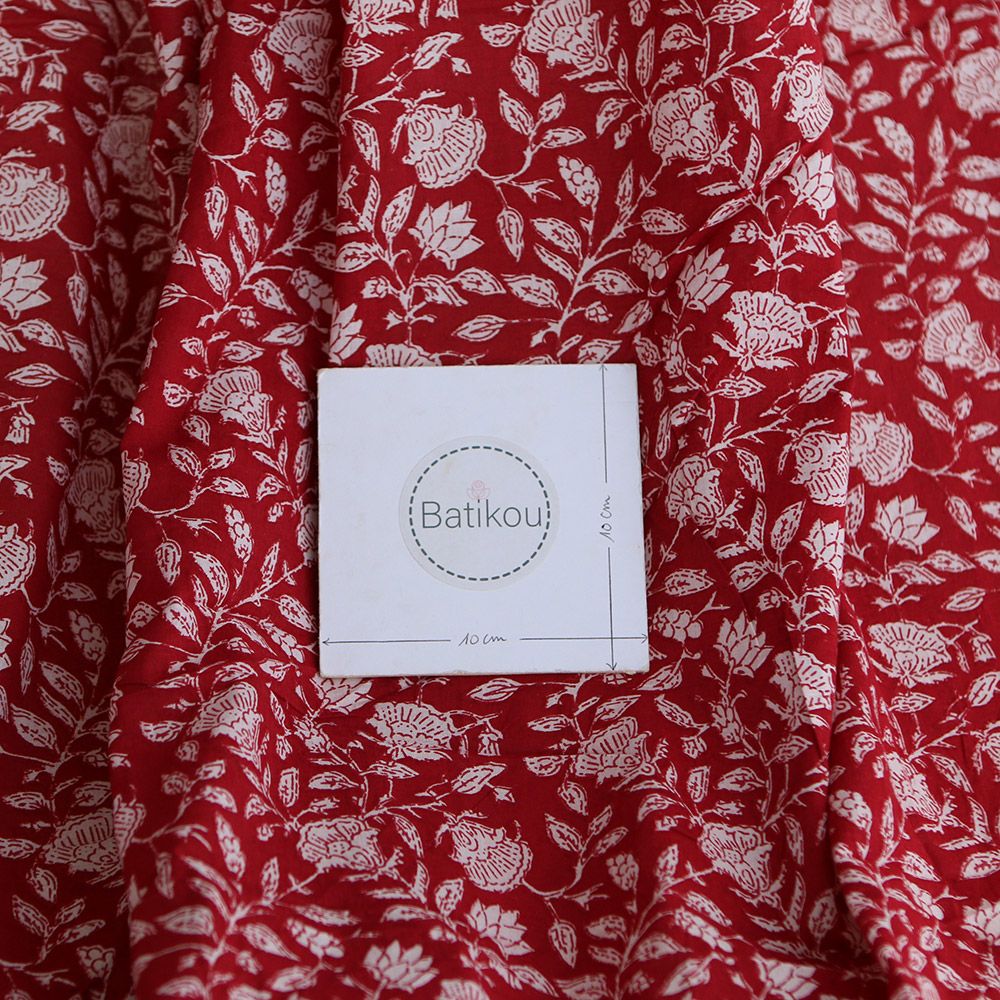 copy of Tissu indien coton hand block traditionnel