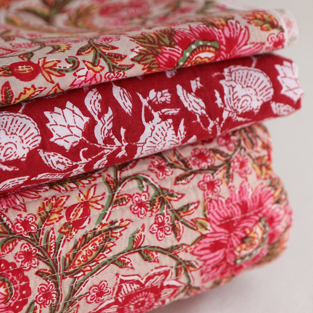 copy of Tissu indien coton hand block traditionnel