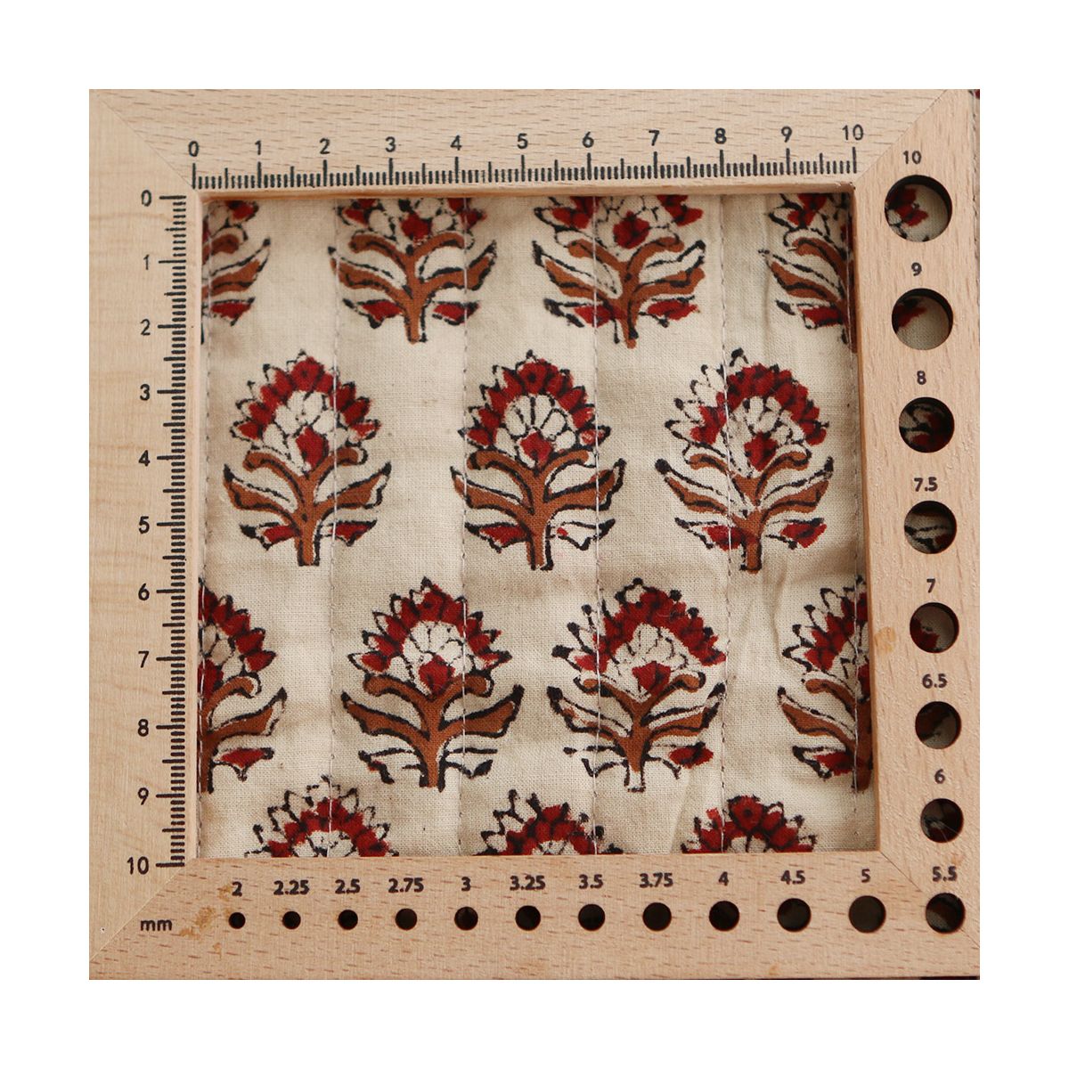 copy of Tissu indien matelassé double face coton hand block largeur 100cm copy of Tissu indien matelassé double face coton hand block largeur 100cm