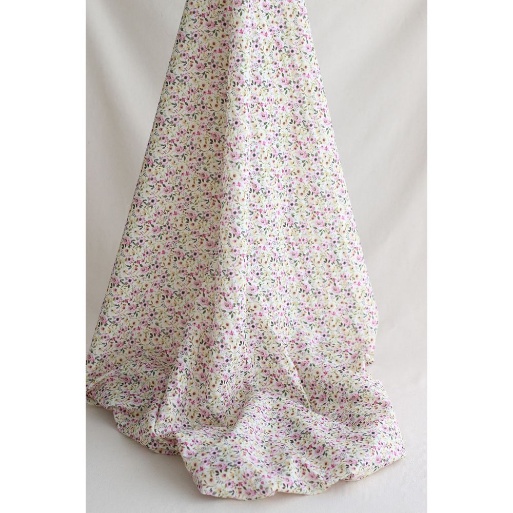 Maëva - Batiste de coton douce à imprimé fleuri