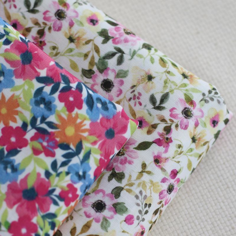 Maëva - Batiste de coton douce à imprimé fleuri