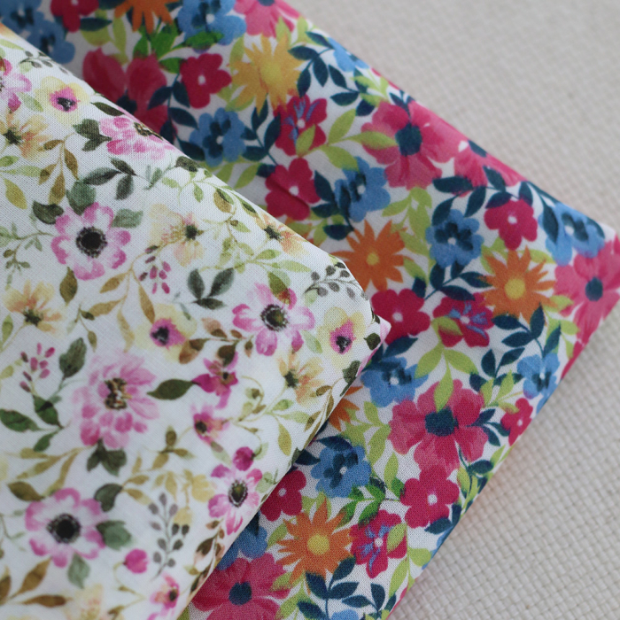 Maëva - Batiste de coton douce à imprimé fleuri