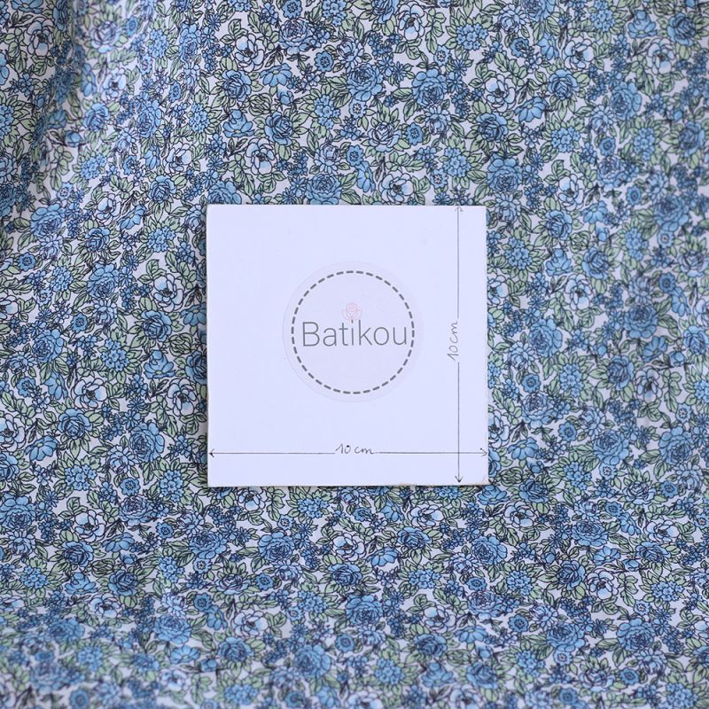 copy of Batiste de coton BIO imprimé fleuri