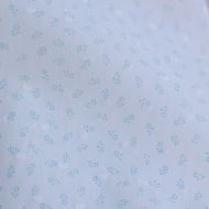 copy of Armelle - Plumetis de coton blanc imprimé fleuri jaune