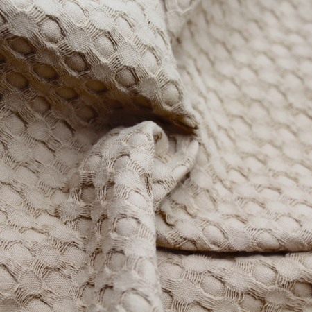 Coton nid d'abeille XL coloris beige Coton nid d'abeille XL coloris beige