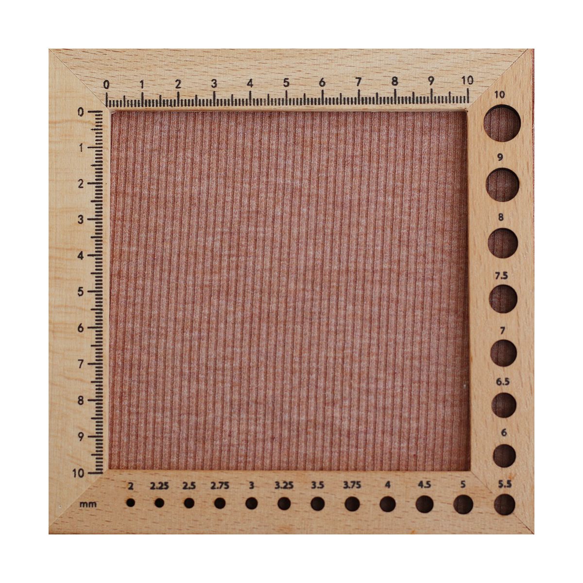 Jersey coton côtes fines coloris terracotta nude chiné Jersey coton côtes fines coloris terracotta nude chiné