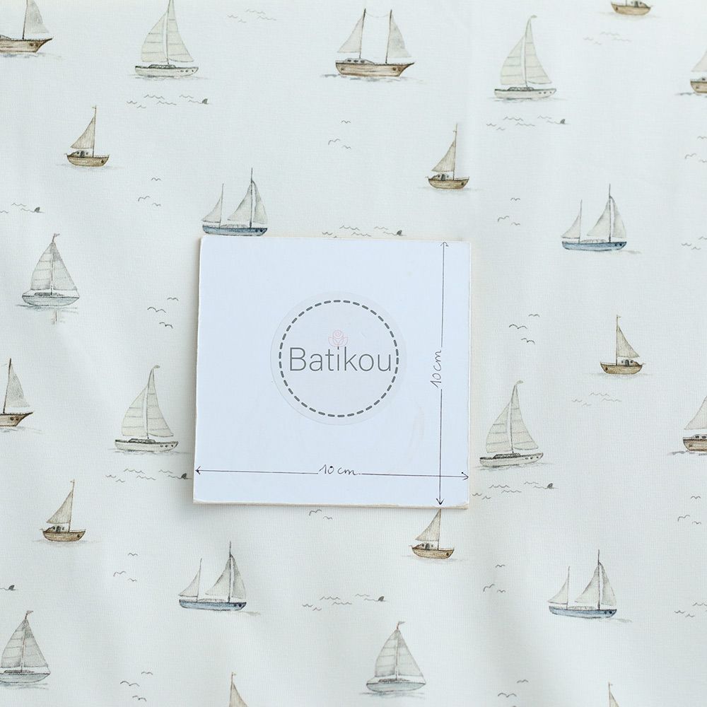 copy of Jersey coton à motifs pingouins