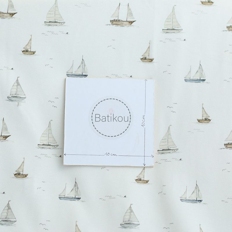 copy of Jersey coton à motifs pingouins