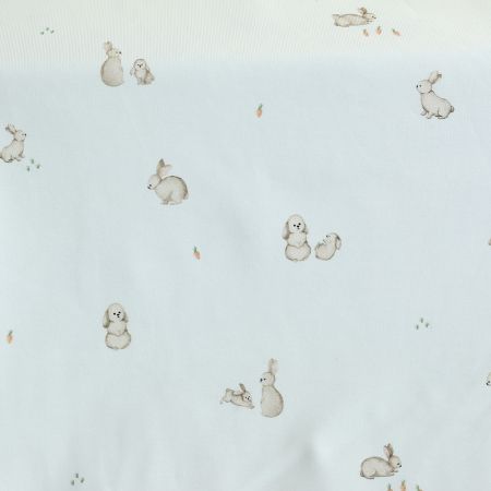 Jersey coton à motifs petits lapins Jersey coton à motifs petits lapins