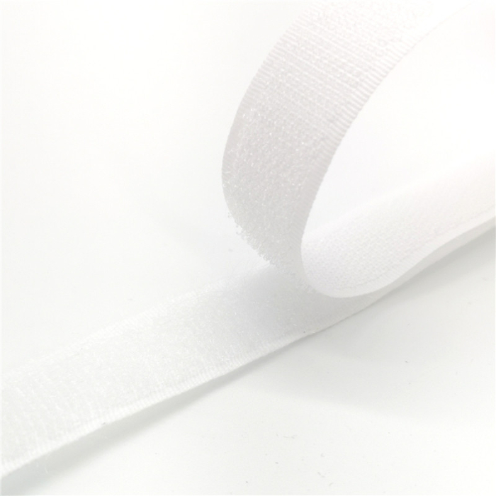 Ruban agrippant scratch blanc 20mm 2cm