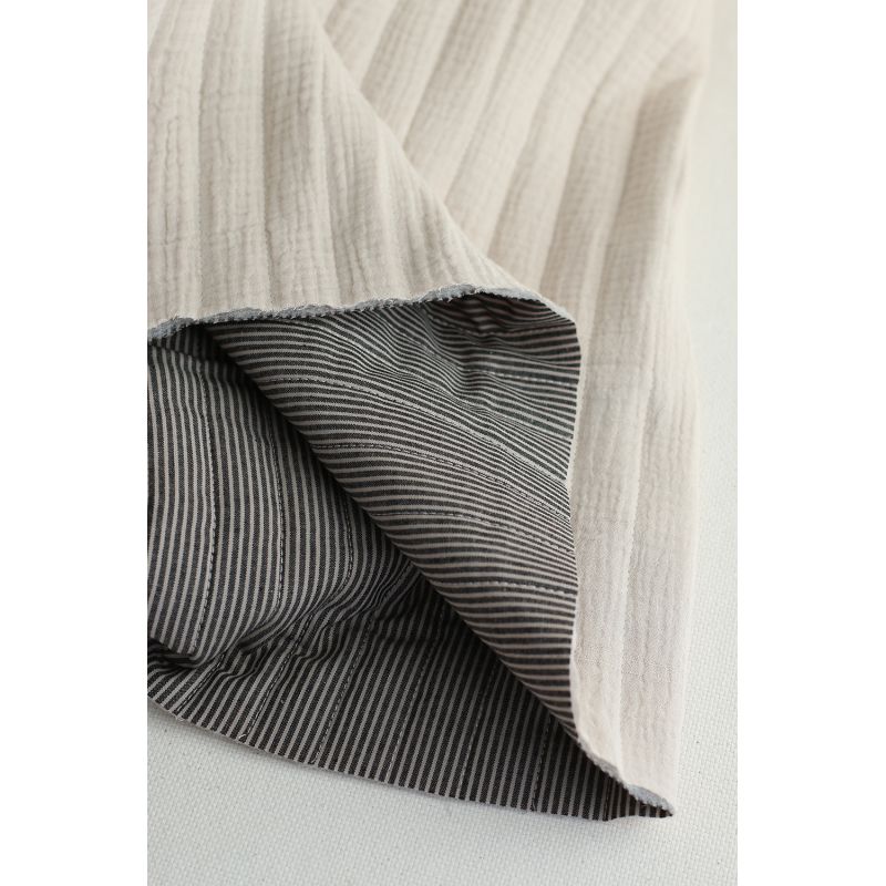 copy of Meesya - Tissu matelassé double gaze coton double face écru
