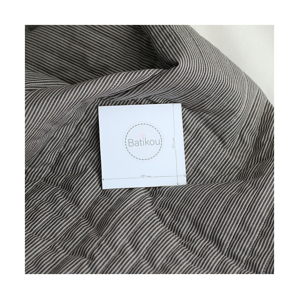 copy of Meesya - Tissu matelassé double gaze coton double face écru