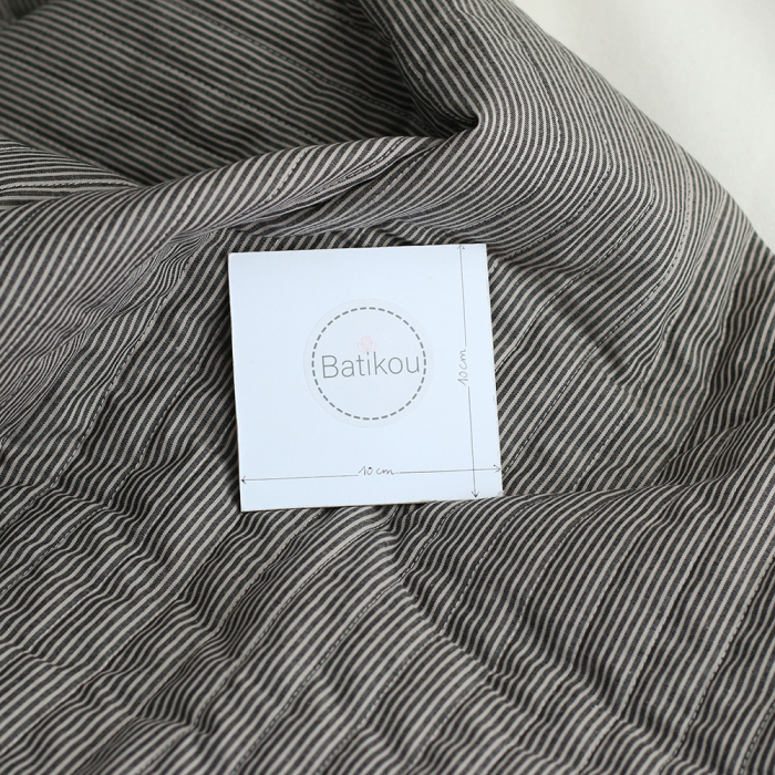 copy of Meesya - Tissu matelassé double gaze coton double face écru