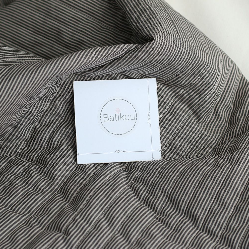 copy of Meesya - Tissu matelassé double gaze coton double face écru