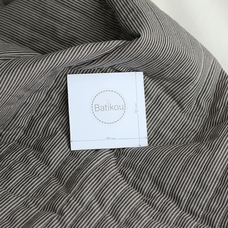 copy of Meesya - Tissu matelassé double gaze coton double face écru