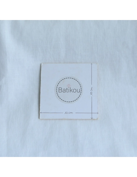 copy of Lin lavé fin coloris jaune pastel