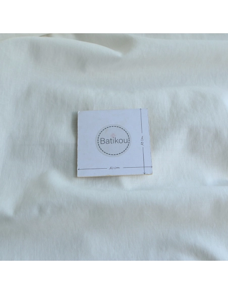 copy of Lin lavé fin coloris blanc