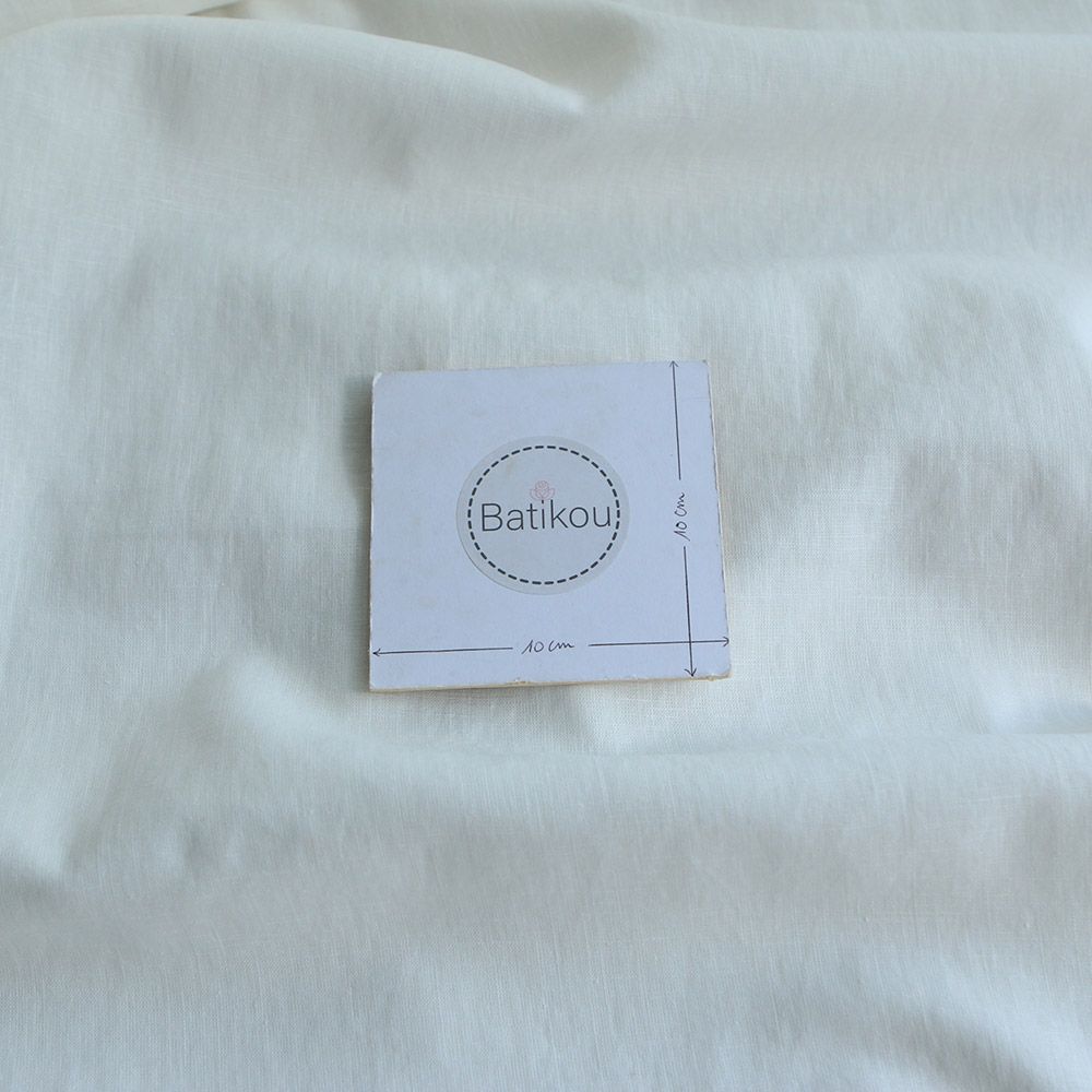 copy of Lin lavé fin coloris blanc